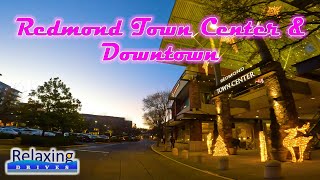 Evening Drive  Redmond Town Center amp Downtown  Redmond WA  Relaxing Drives [upl. by Avera]