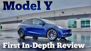 Tesla Model Y Review First Look [upl. by Sami723]