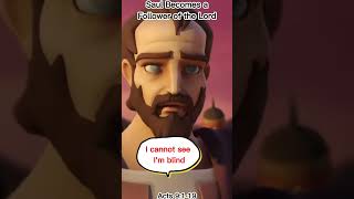 Saul becomes Paul story Acts 9119 Superbook shorts [upl. by Aimo]