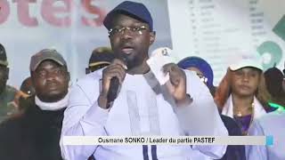 Législative 2024 Le Discours de OUSMANE SONKO a Fouta [upl. by Frodina]