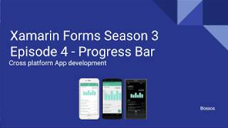 Xamarin Tutorial Season 3 Episode 4 ProgressBar [upl. by Neelac]