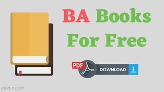 BA BOOK FREE DOWNLOAD PDF [upl. by Ewens117]