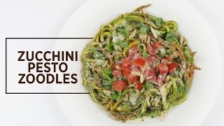 Whats Cooking  Zucchini Pesto Zoodles [upl. by Iila]