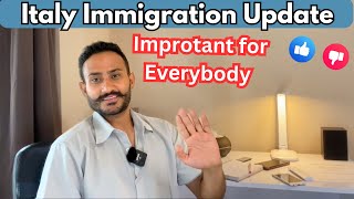 New Italy Immigration Update  Italy big update Against Illegal immigrants  Italy Update 2024 [upl. by Hamann]