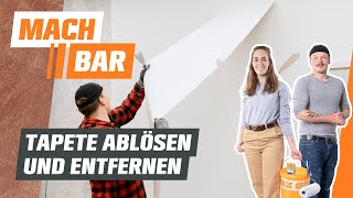 Tapete ablösen und entfernen  OBI [upl. by Mcnelly564]