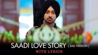 Saadi Love Story Title Track Sad Version  Full Song With Lyrics  Saadi Love Story [upl. by Ronnie]