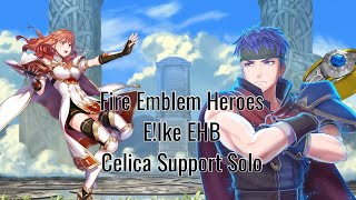 Fire Emblem Heroes  EIke Emblem Hero Battle ABYSSAL  Celica Support Solo [upl. by Durrej770]