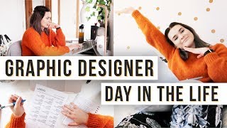 Day In The Life Of A Graphic Designer  Logo Design Website Design Freelance Life [upl. by Parrie]