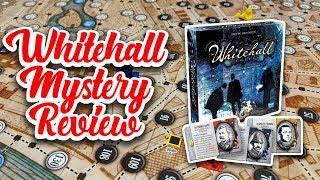 Whitehall Mystery Board Game Review  How to Play  GLHF Tabletop Gaming Letters from Whitechapel [upl. by Emmy]