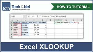 How to use the XLOOKUP function in Excel [upl. by Barta]