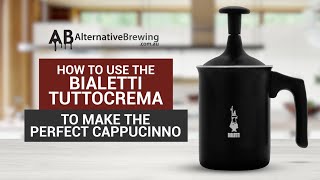 How to Use the Bialetti Tuttocrema Milk Frother [upl. by Yahiya]