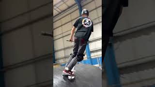 Flip kickless unless kickless 🤯 skatepark flip scootering scooter [upl. by Bruce]