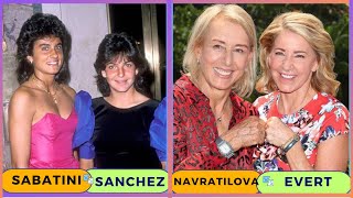 Sabatini Sanchez amp Navratilova Evert  How They Changed [upl. by Ardnohsal]