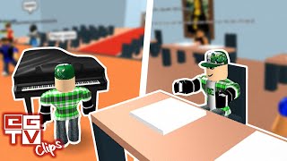 Roblox High School Ethan Gamer TV Clips [upl. by Sitoiganap]