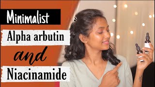 Minimalist  alpha arbutus amp niacinamide review 😱 unsponsored review [upl. by Gnilrac445]