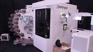 POLYTYPE  BDM 482 Cup Printing Machine [upl. by Aleet]