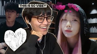 DESCRIBING GOOD VIBES 😍😮 김하온HAON  Skrr feat 지젤GISELLE of aespa REACTION [upl. by Gareth]