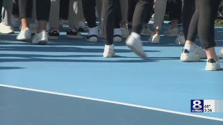 Bishop Kearney HS cuts the ribbon on new sport court and pavilion [upl. by Ybok]