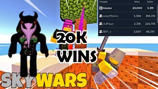 20000 wins Roblox Skywars [upl. by Lucania]