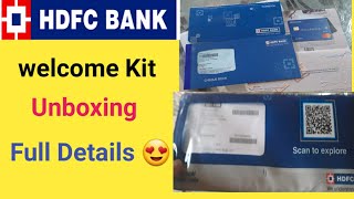 HDFC Bank Welcome Kit Malayalam  HDFC Bank Smart kit Unboxing  hdfc Bank Account open kit Unboxing [upl. by Hilar]