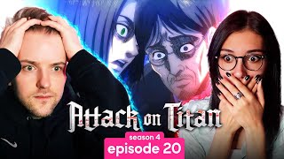 Attack on Titan  Season 4 Episode 20 REACTION [upl. by Mell]