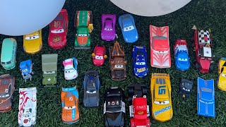 🚙 Toy Car Compilation 🚘 Let’s Find Lightning McQueen 🚛 Cars In The Pool 🚒 Disney Fun For Kids 🛻 [upl. by Aidnac]