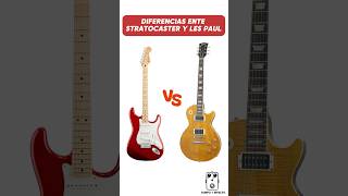 Diferencias entre Stratocaster y Les Paul guitar guitarist stratocaster lespaul [upl. by Cyrilla348]