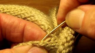 Seaming Knitting with the Bickford method [upl. by Inaffets870]