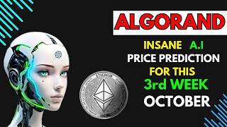 Crazy ALGORAND Price Prediction for THIS WEEK by AI [upl. by Akenal]