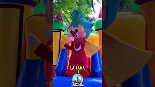 Amigos saltando en la cama  Plim Plim 🤡 plimplim musicainfantil cancionesinfantiles shorts [upl. by Pooi]