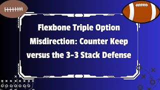 Executing Counter Keep versus the Triple Stack Defense flexbone tripleoption airforcefootball [upl. by Addiel]