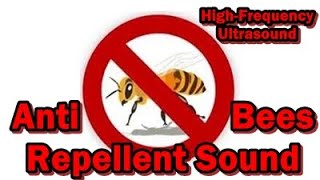 Anti Bees Repellent Sound  HighFrequency Ultrasound AvoidBees StopBees ChaseBees [upl. by Troy879]