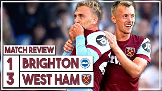 WEST HAM ARE TOP OF THE LEAGUE  Brighton 13 West Ham  Antonio amp Areola superb against Brighton [upl. by Dayiz14]