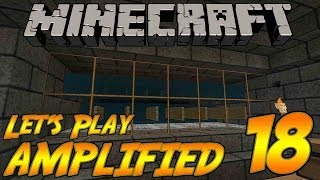 Minecraft Lets Play AMPLIFIED Survival Episode 18 String Farm [upl. by Earlene]