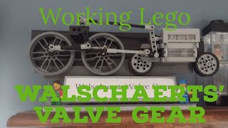 Lego Walschaerts Valve Gear Model with Power Functions [upl. by Fernanda465]