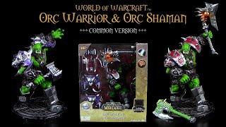 McFarlane ™ World Of Warcraft ™ Orc Warrior amp Orc Shaman  Common Version  Unboxing [upl. by Atnom]