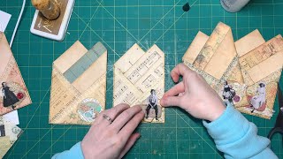 Folded Pockets for Junk Journals [upl. by Anuahsat375]