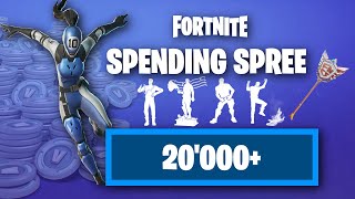 Spending 20000 VBUCKS in Fortnite [upl. by Iharas505]