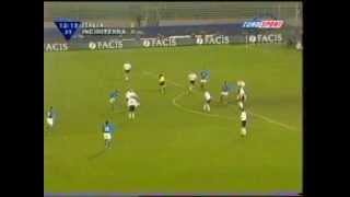 ItaliaInghilterra 10 il gol di Gattuso 6 novembre 2000 Italia del trap Amichevole a Torino [upl. by Hendrick498]