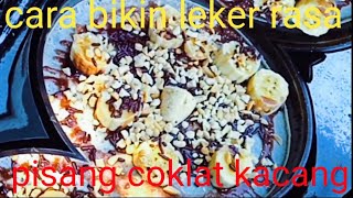 cara bikin leker rasa pisang coklat kacangstreetfood viralvideo videoviral [upl. by Lerner]