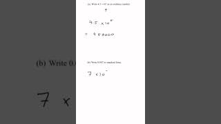 GCSE Maths Standard Form [upl. by Enailuj]