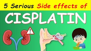 Cisplatin in Chemotherapy  Important Side Effects  How to manage them [upl. by Niknar]