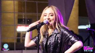 quotThumbsquot Sabrina Carpenter LIVE at Kissmas 2018 [upl. by Ecnarolf]