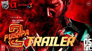 Pushpa 2 Official Telugu Trailer  Pushpa 2 Trailer  Allu Arjun  Sukumar  Rashmika Mandanna DSP [upl. by Porche]