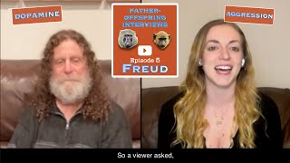 5 Freud aggression dopamine  Robert Sapolsky FatherOffspring Interviews [upl. by Rudwik320]