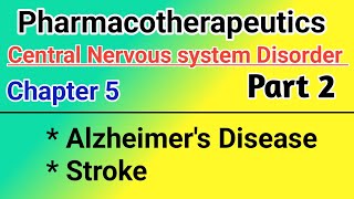 Alzheimer Disease  Stroke in hindi  Central nervous system Disorder in hindi [upl. by Oinotnaesoj]