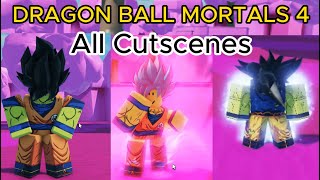 ALL CUTSCENES  DRAGON BALL MORTALS 4 [upl. by Kiki]