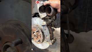 Car Brake Pads Easily Exchange At Home👨‍🔧 mechanic car carrepair shorts [upl. by Dermot]