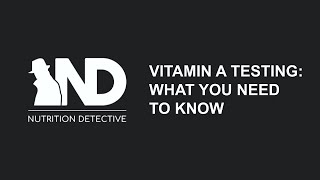 Vitamin A testing what you NEED to know VitaminADetox VitaminAToxicity [upl. by Minardi780]