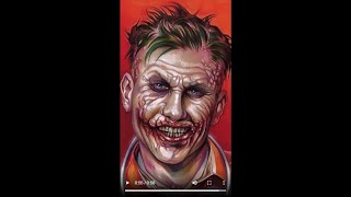 Barry Keoghans JOKER Speed Drawing [upl. by Suryt262]